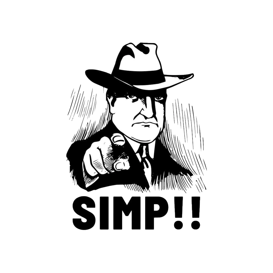 Simp Sticker